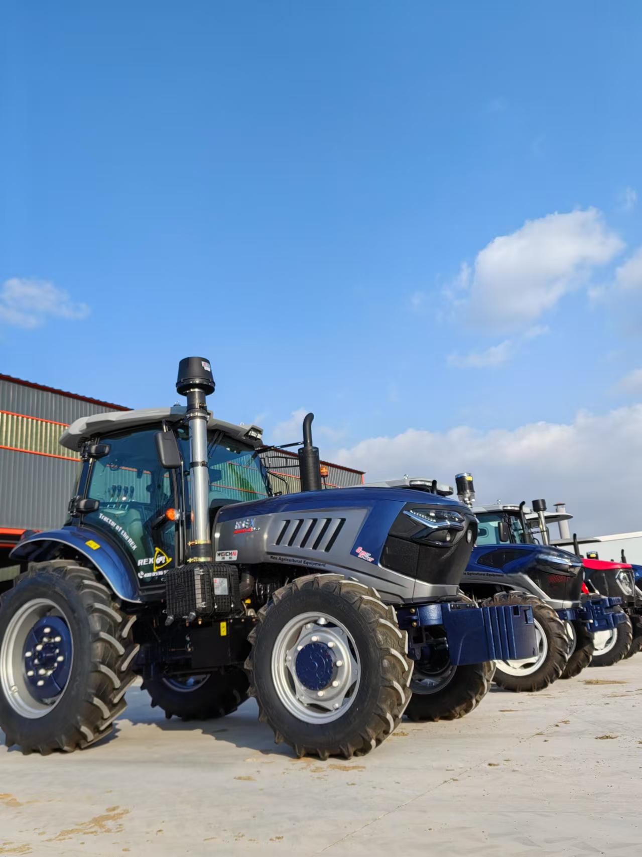 Tractor agrícola profesional de 130 CV