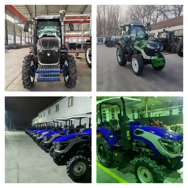 Tractor y granja central de 120 CV